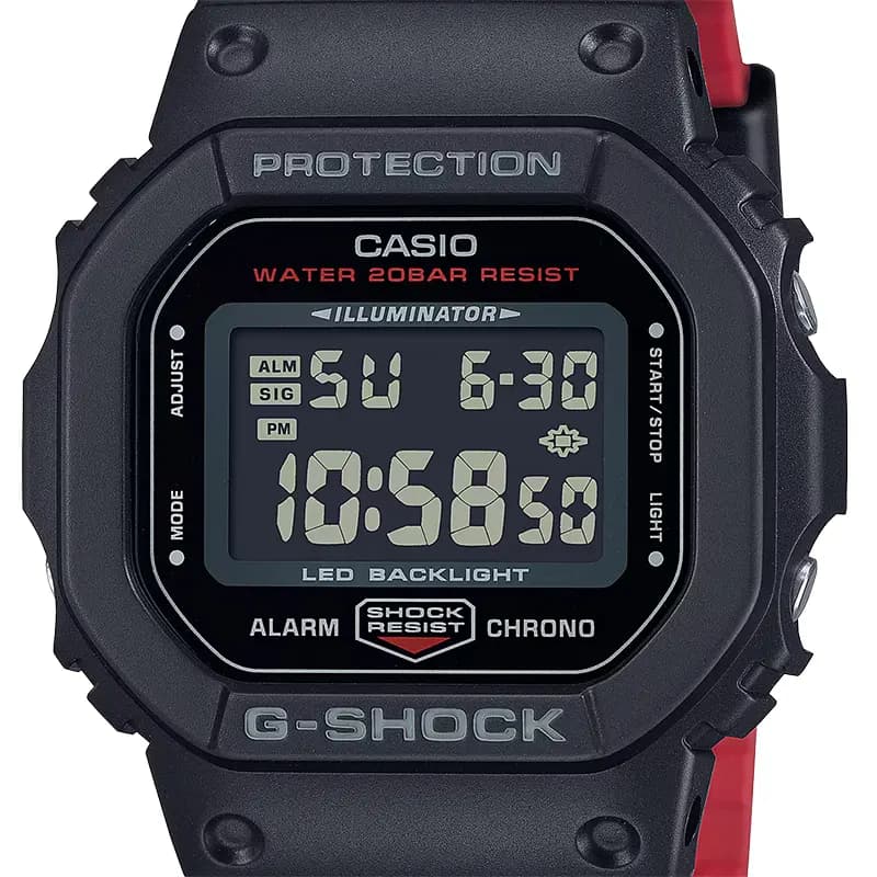 Casio G-Shock Digital Black Dial Men’s Watch | DW-5600UHR-1A