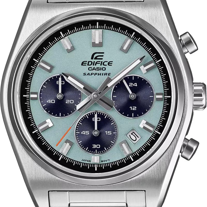 Casio Edifice Motorsports Chronograph Blue Panda Dial Men's Watch | EFB-730D-2BV