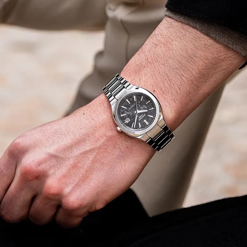Casio Edifice Automatic Forged Carbon Black Dial Men's Watch | EFK-200CD-1A secondary view