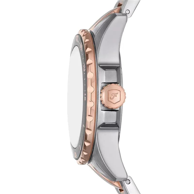 Fossil Blue Dive Grey Dial Two-Tone Ladies Watch | ES5348 secondary view