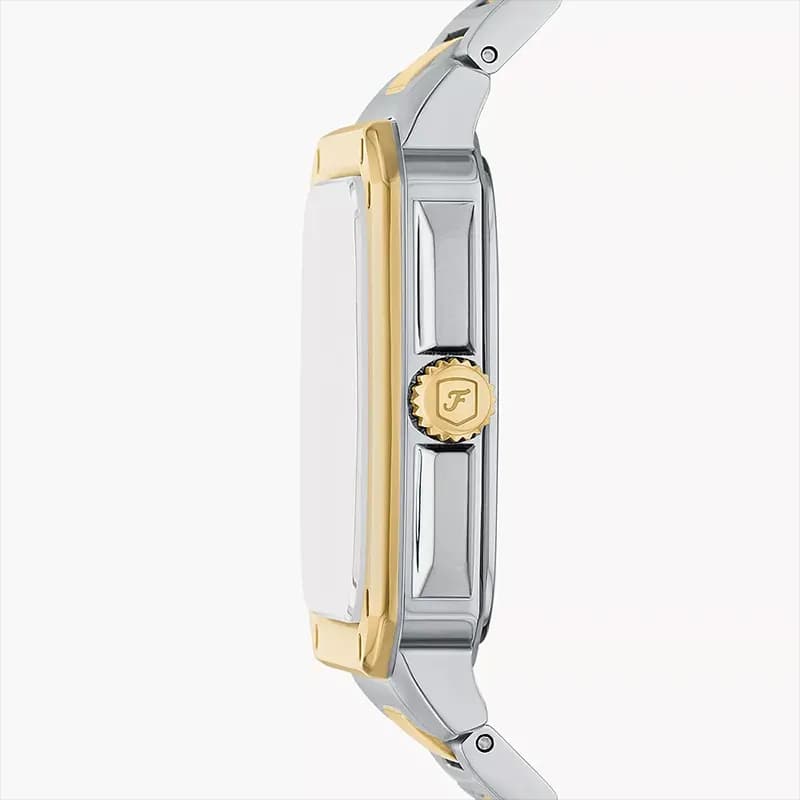 Fossil Crosby Two-Tone Stainless Steel Grey Dial Men's Watch | FS6123