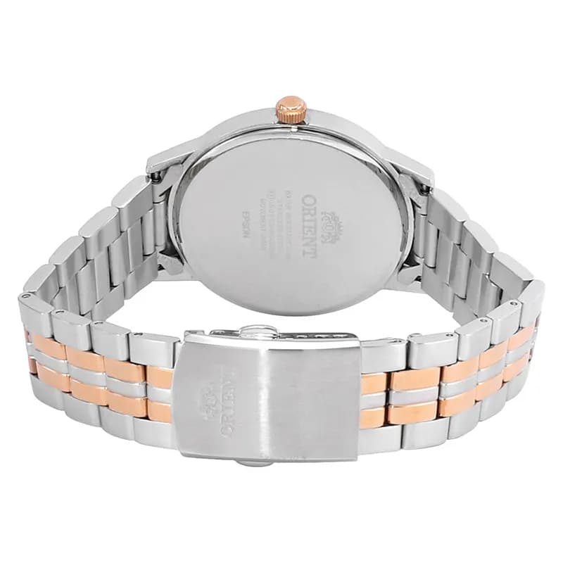 Orient Cuarzo Two-tone White Dial Men's Watch | FUNG8001W0