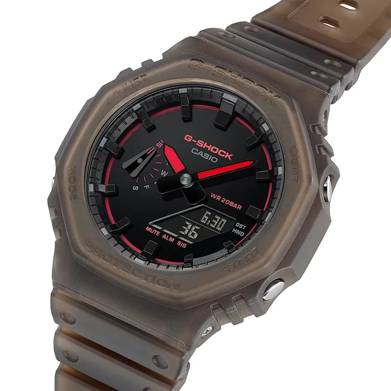 Casio G-Shock 'Music Driven Nightlife' Inspired Red-Black Dial Men's Watch | GA-2100K-5A