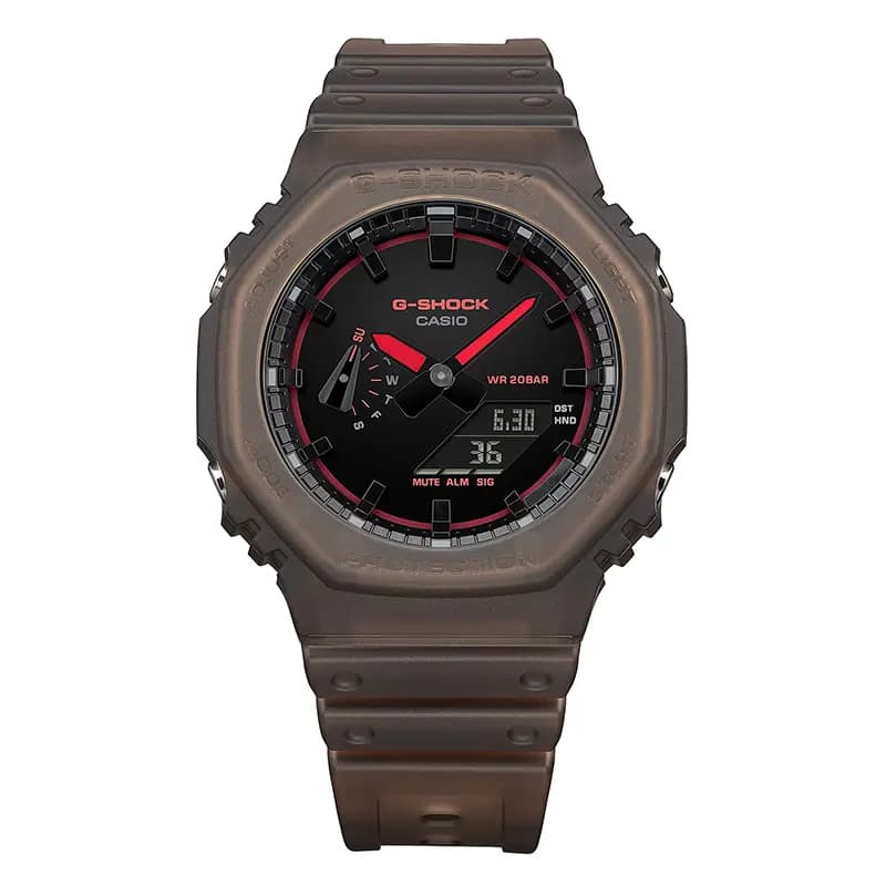 Casio G-Shock 'Music Driven Nightlife' Inspired Red-Black Dial Men's Watch | GA-2100K-5A