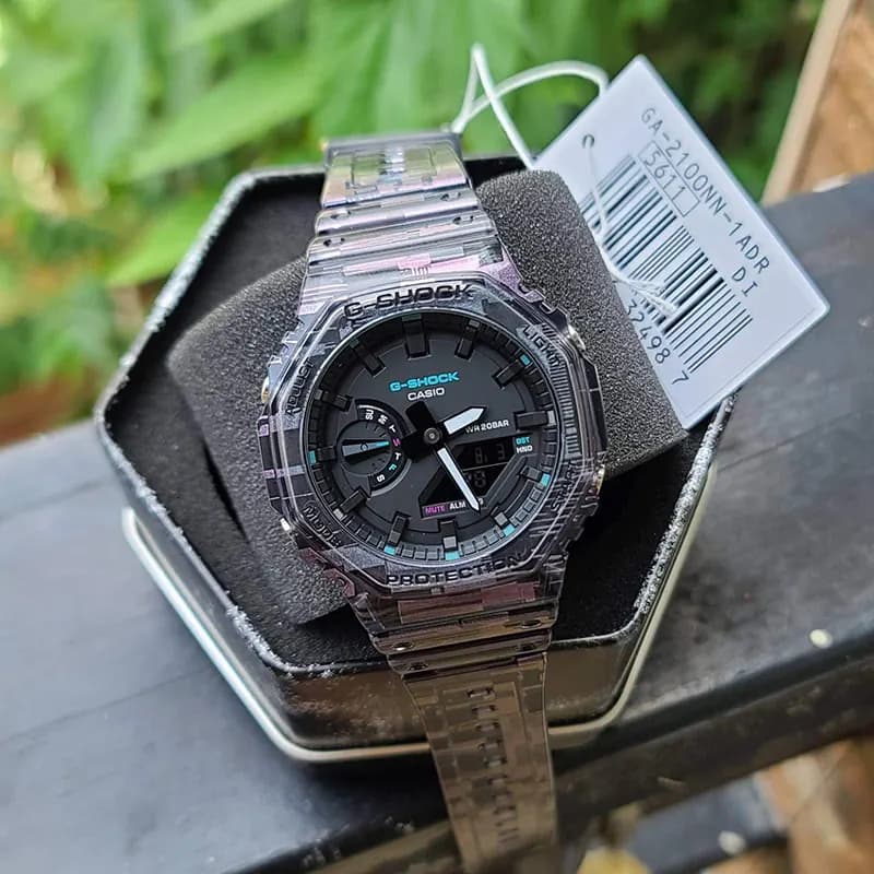 Casio G-Shock GA-2100NN-1A Digital Glitch Blazing Men's Watch