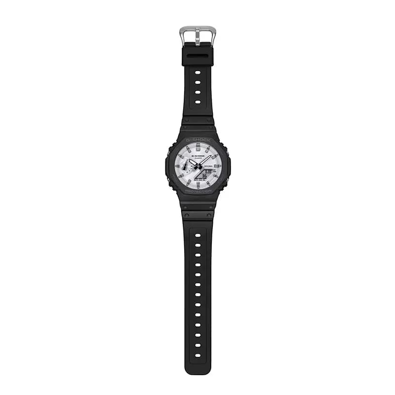 Casio G-Shock Carbon Core Guard White Vapor Dial Men's Watch | GA-2100WD-1A
