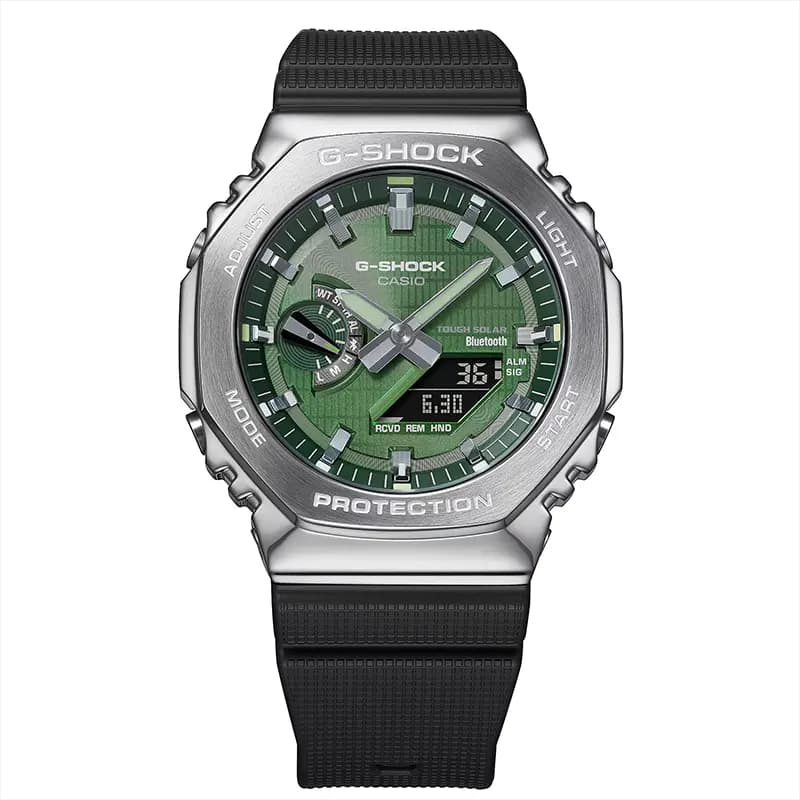 Casio G-Shock GBM-2100A-1A3 Tough Solar Bluetooth Green Dial Men's Watch