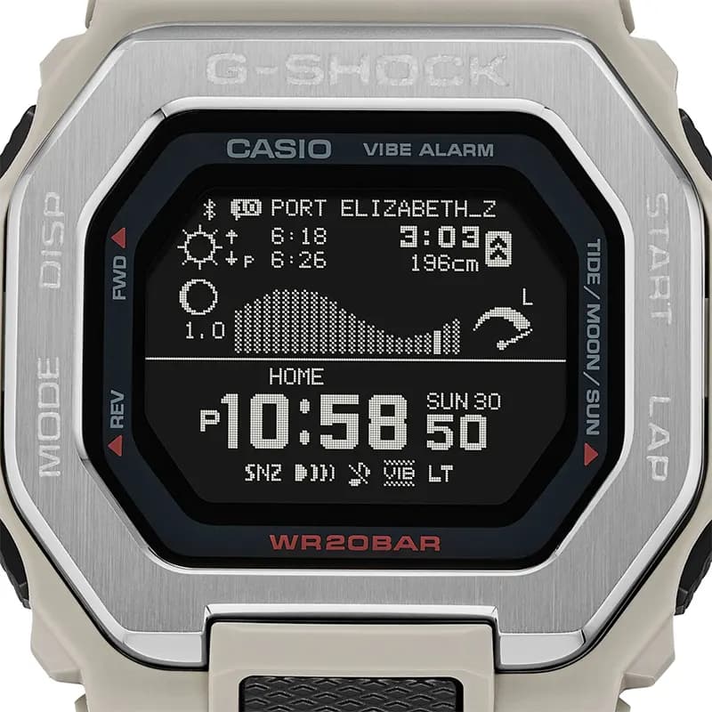 Casio G-Shock GBX-100-8A G-LIDE (Bluetooth) Grey Men's Watch