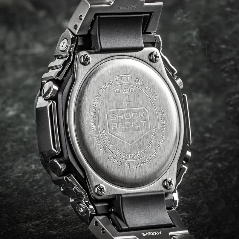 Casio G-Shock GM-2110D-3A G-Steel Green Dial Men's Watch