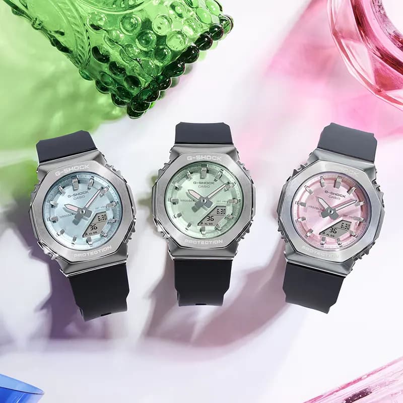 Casio G-Shock GM-S2110-4A Pink Dial Ladies Watch