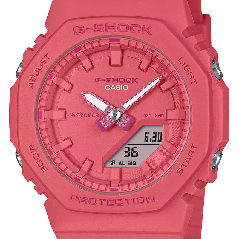 Casio G-Shock Bright Pink Ladies Watch | GMA-P2100-4A