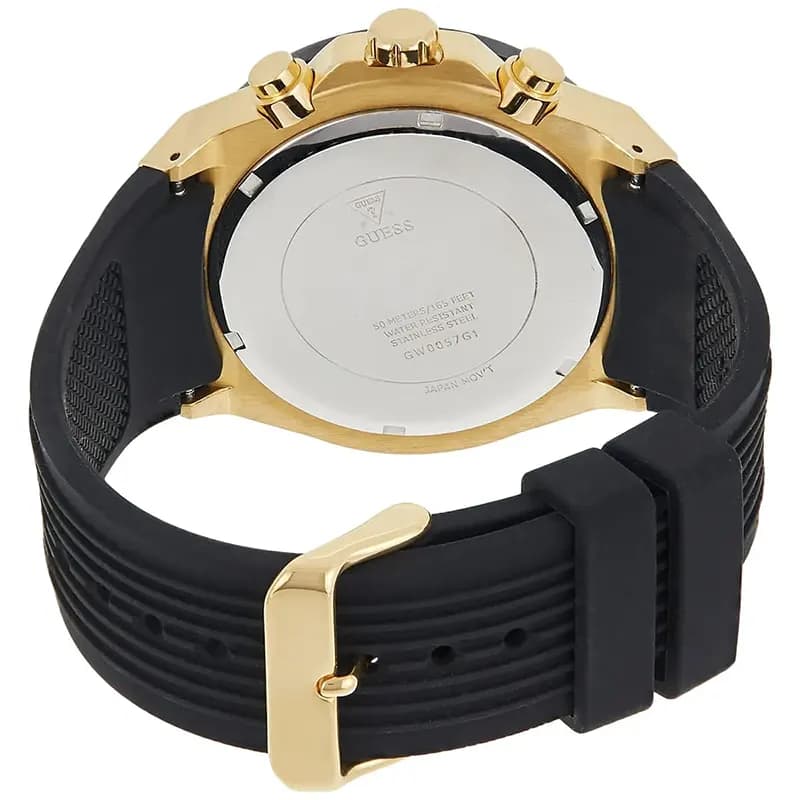 Guess Poseidon Multi-function Black Dial Men’s Watch | GW0057G1