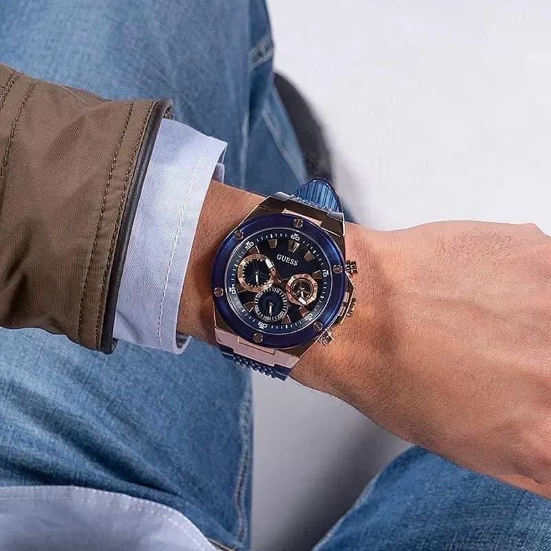 Guess Poseidon Multifunction Blue Dial Men’s Watch | GW0425G3