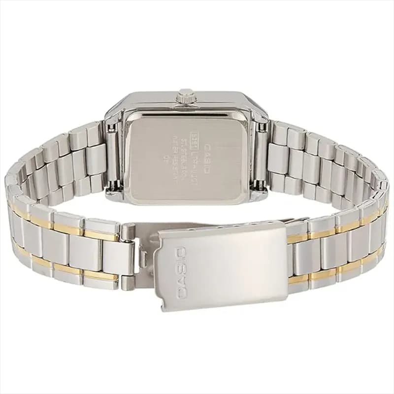Casio Enticer LTP-V007SG-9B Champagne Dial Two-tone Ladies Watch