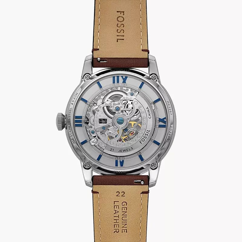 Fossil Townsman Automatic Skeleton Dial Men's Watch | ME3267 secondary view