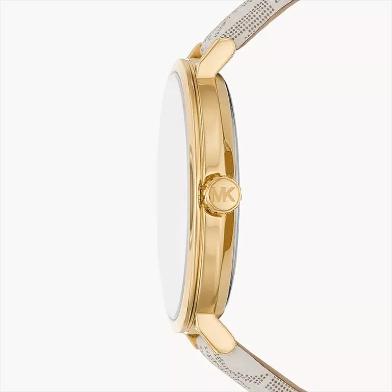 Michael Kors Addyson Silver Dial White PVC Ladies Watch | MK2946 secondary view