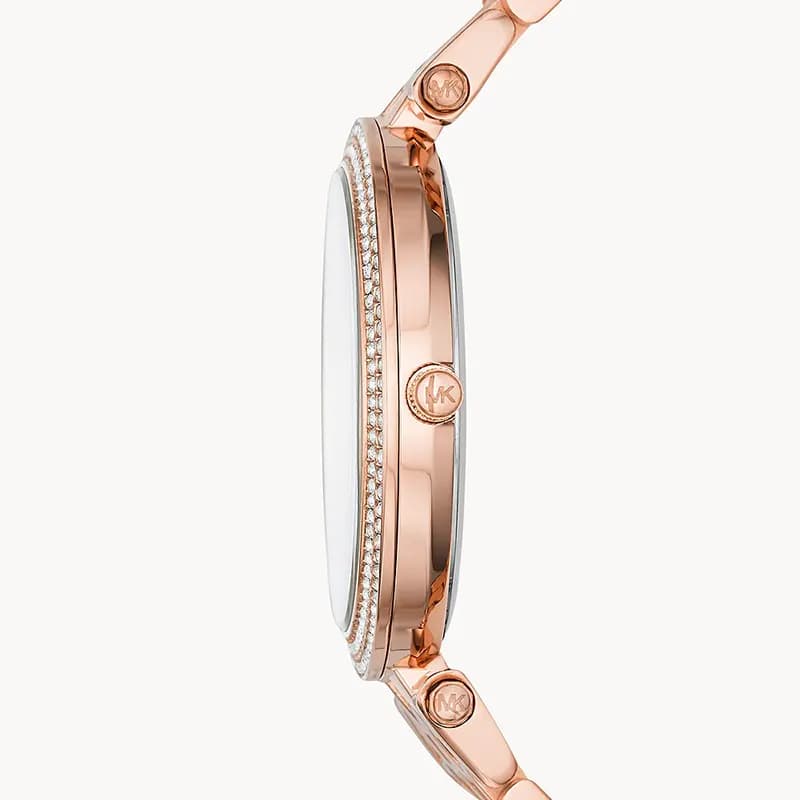 Michael Kors Darci Crystal Pave Rose Dial Ladies Watch | MK3439