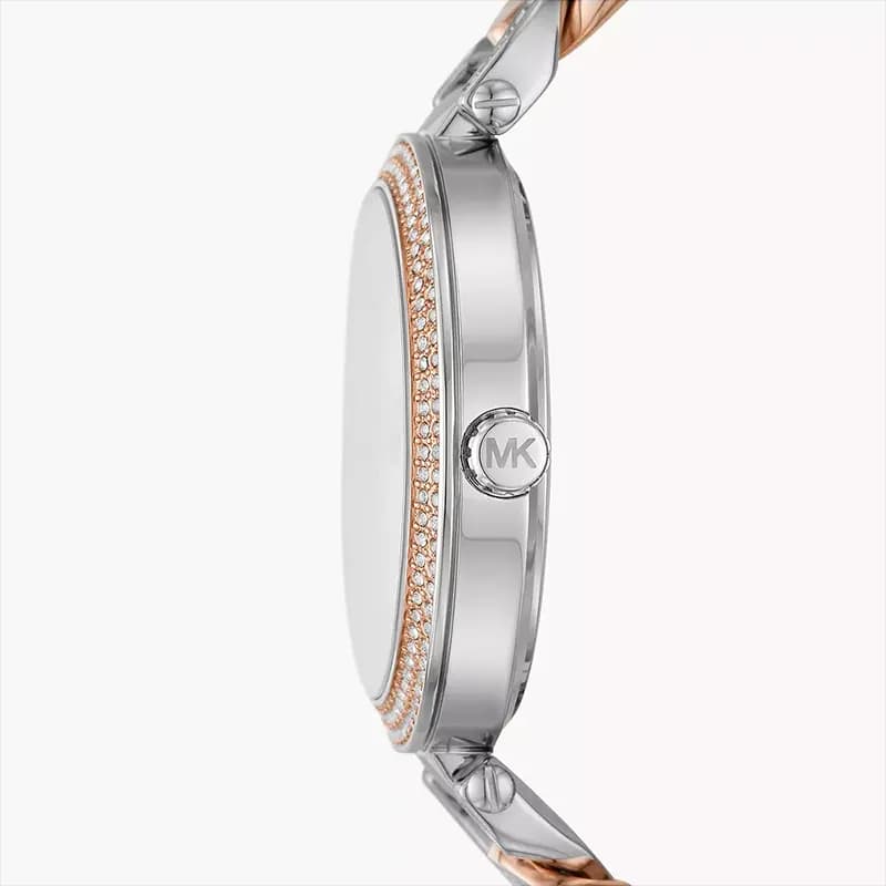 Michael Kors Catelyn White Dial Two-Tone Ladies Watch | MK4634