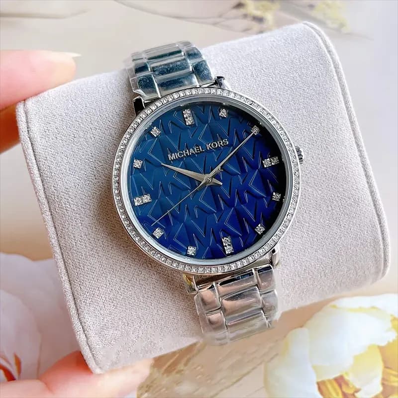 Michael Kors Pyper Blue Dial Ladies Watch | MK4671