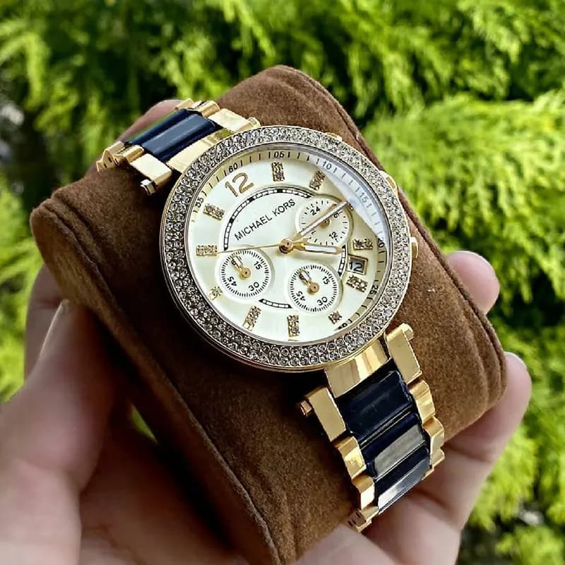 Michael Kors Parker Champagne Dial Ladies Watch | MK6238