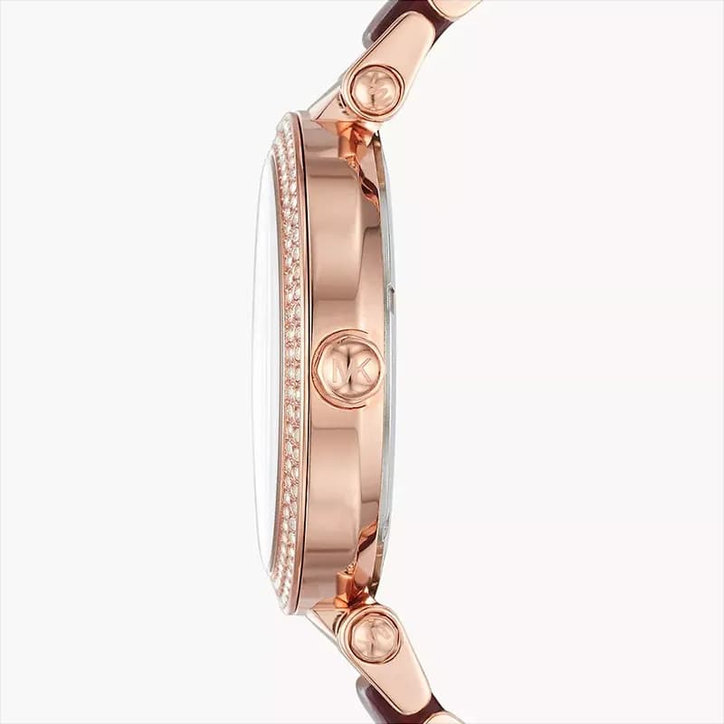Michael Kors Parker Burgundy Dial Ladies Watch | MK6412