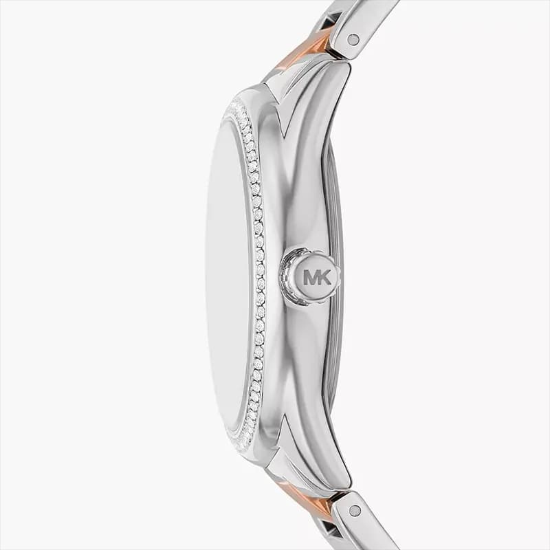 Michael Kors Janelle Silver Dial Two-Tone Ladies Watch | MK7383