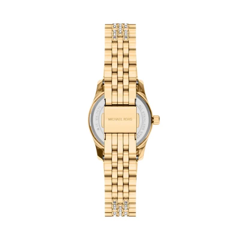 Michael Kors Petite Lexington Pavé Gold-Tone Ladies Watch | MK7575