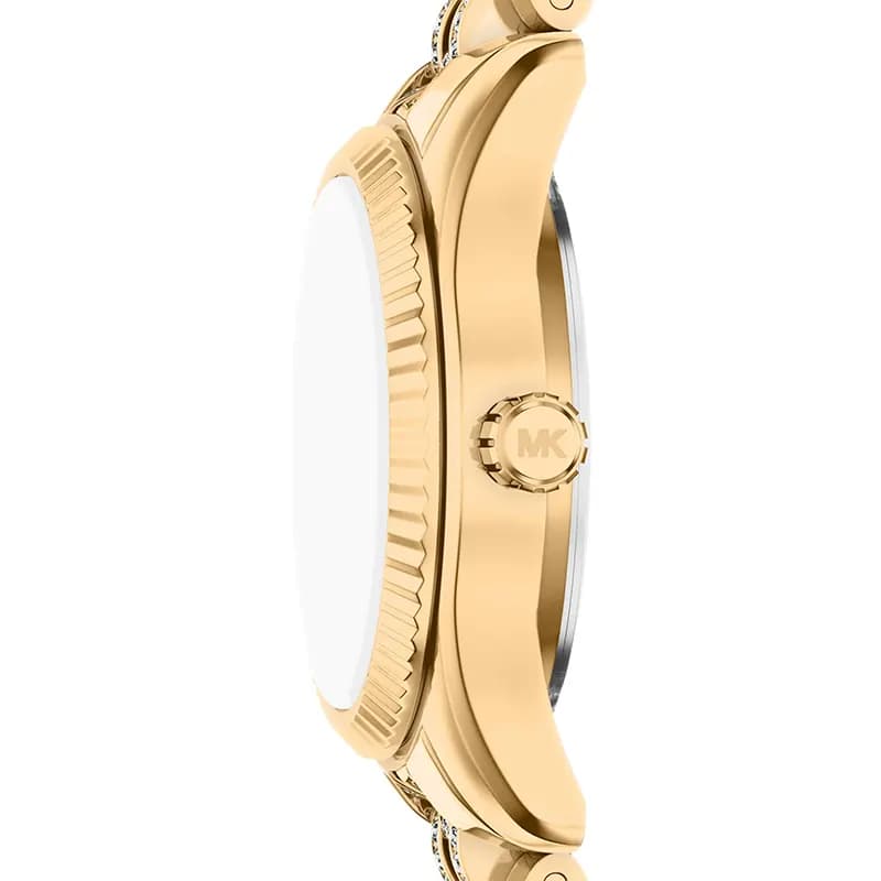 Michael Kors Petite Lexington Pavé Gold-Tone Ladies Watch | MK7575
