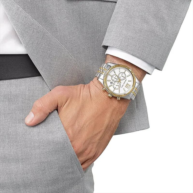 Michael Kors Lexington Chronograph Couple Watch | MK8344 | MK5955