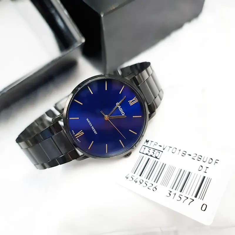 Casio Enticer MTP-VT01B-2B Blue Dial Men's Watch