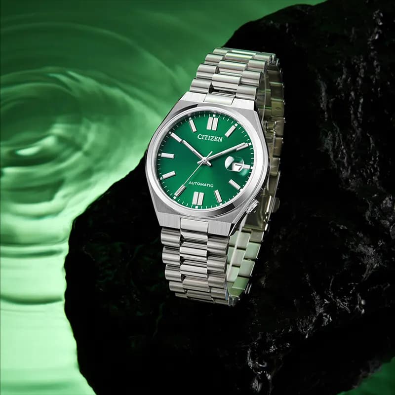 Citizen Tsuyosa Automatic Green Dial Men’s Watch | NJ0150-81X