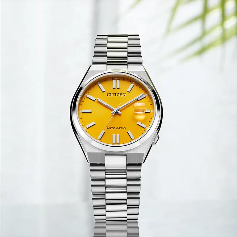 Citizen Tsuyosa Automatic Yellow Dial Men’s Watch | NJ0150-81Z