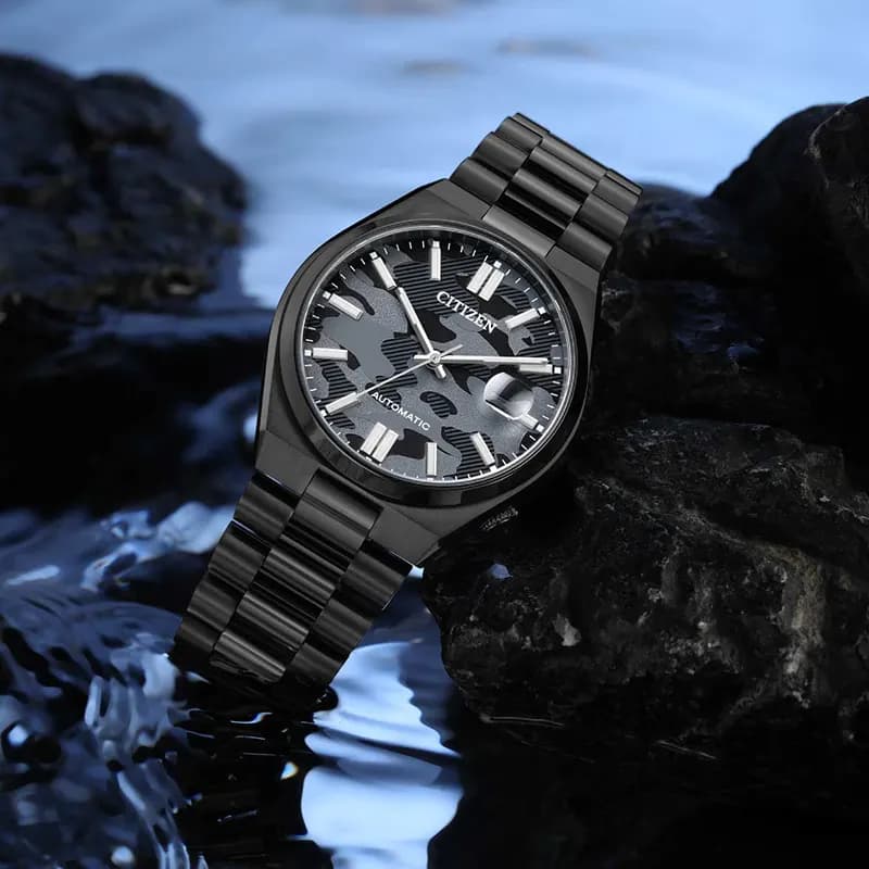 Citizen Tsuyosa Automatic Black Dial Men's Watch | NJ0155-87E