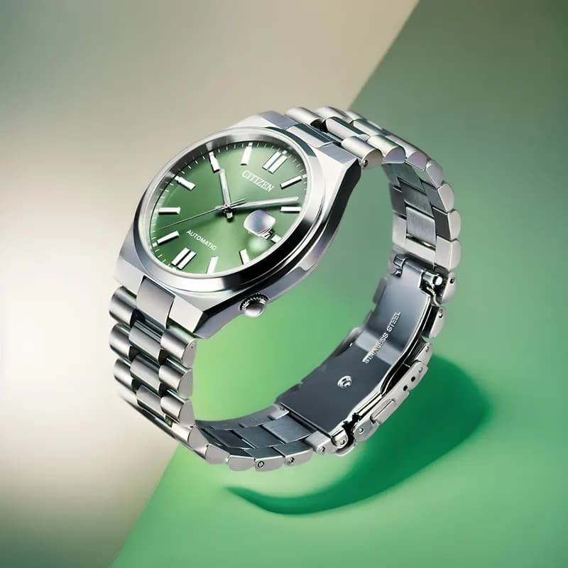 Citizen x Pantone Peaceful Green Automatic Men's Watch | NJ0158-89Z