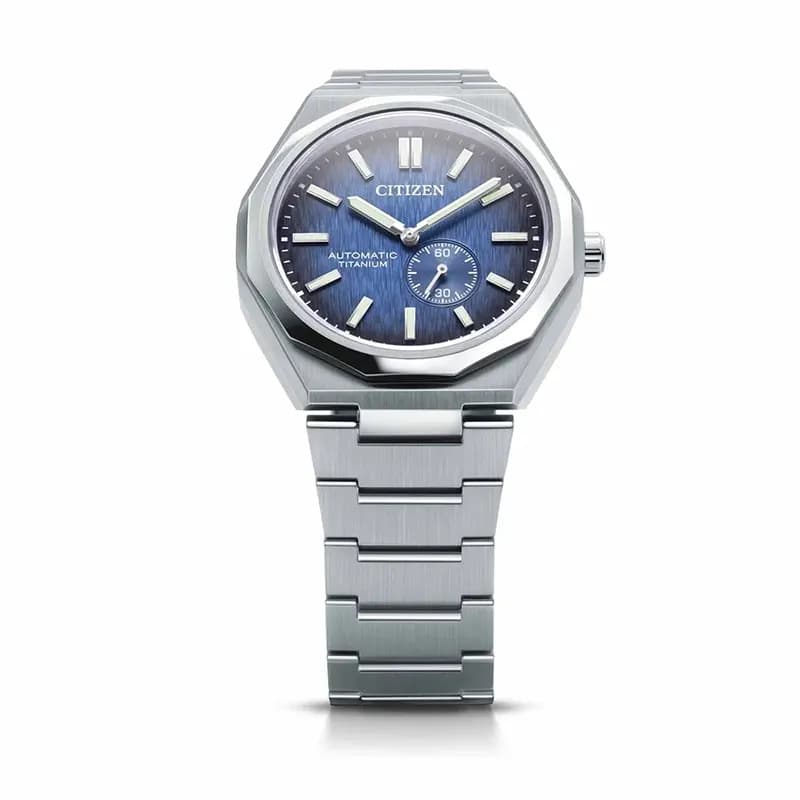 Citizen Zenshin 60 Automatic Dark Blue Dial Super Titanium Men’s Watch | NK5020-58M