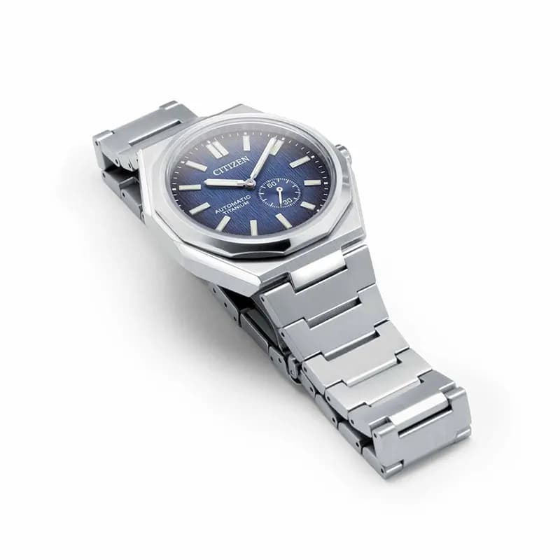 Citizen Zenshin 60 Automatic Dark Blue Dial Super Titanium Men’s Watch | NK5020-58M