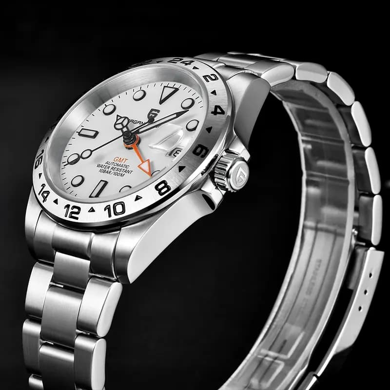 Pagani Design PD-1762 Explorer II GMT White Dial Men's Watch