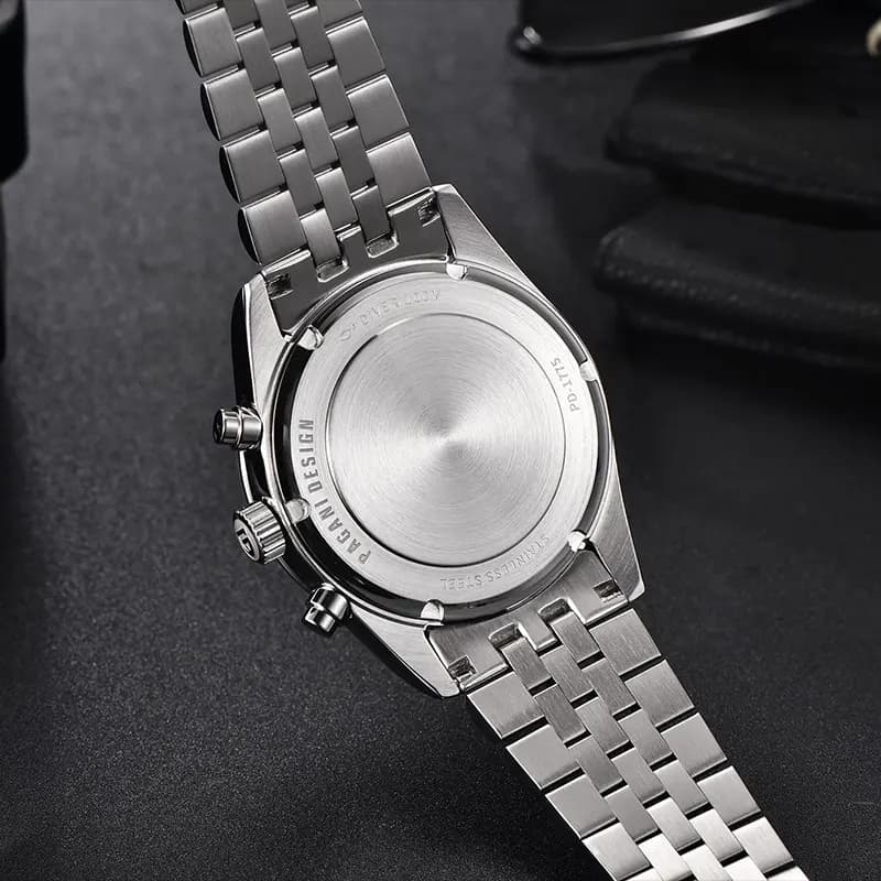 Pagani Design PD-1775 Chronograph Black Panda Dial Men's Watch