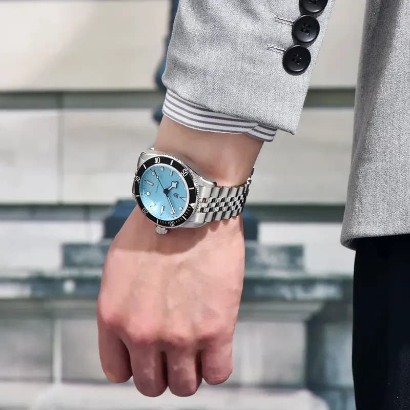 Pagani Design Black Bay Tiffany Dial Automaic Men's Watch | PD-1812