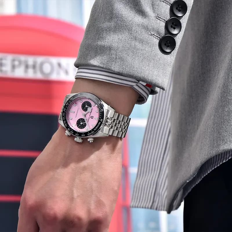 Pagani Design Black Bay Chrono Panda Men's Watch | PD-1813