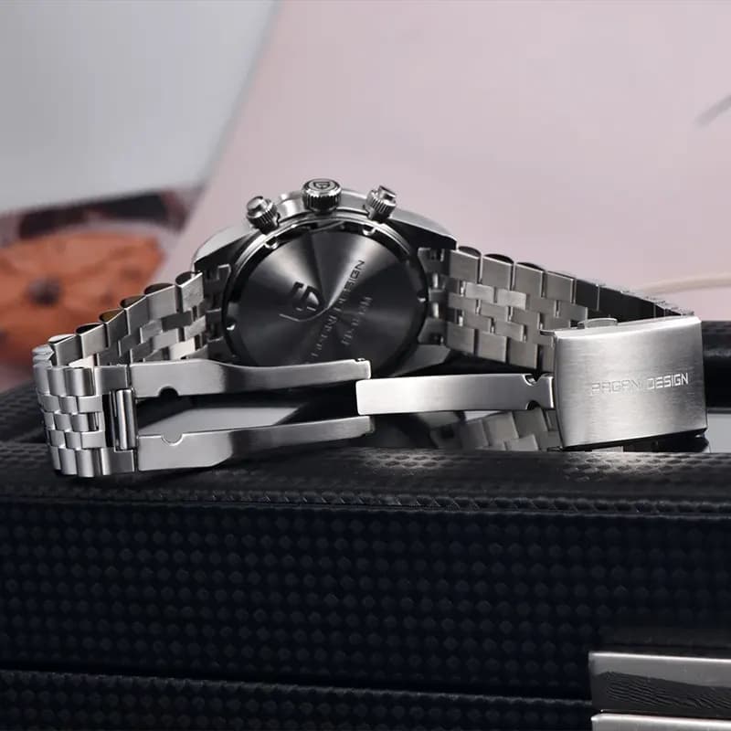 Pagani Design Black Bay Chrono Panda Men's Watch | PD-1813