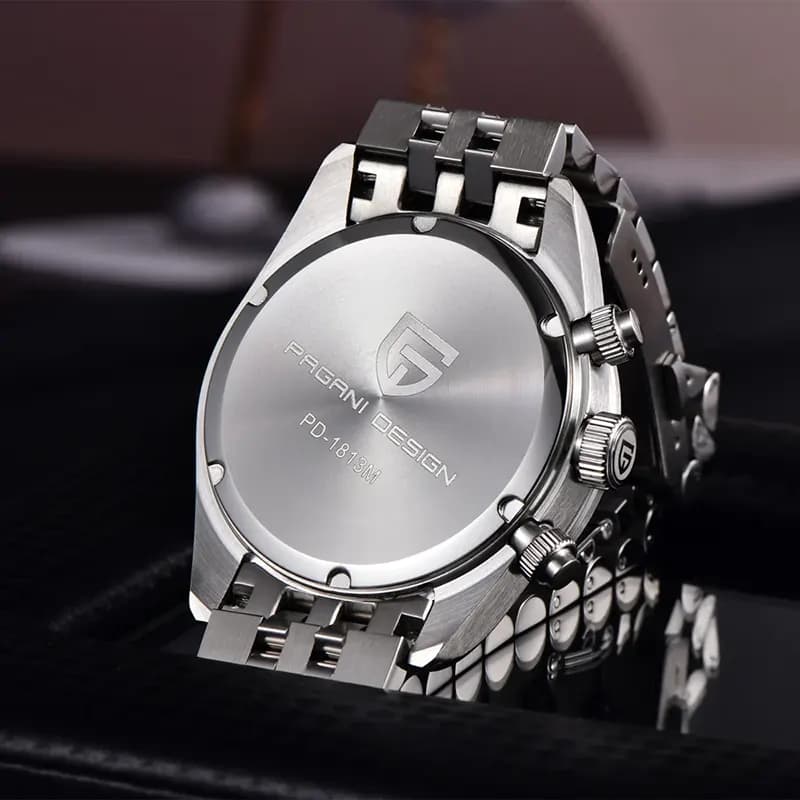 Pagani Design Black Bay Chrono Panda Men's Watch | PD-1813