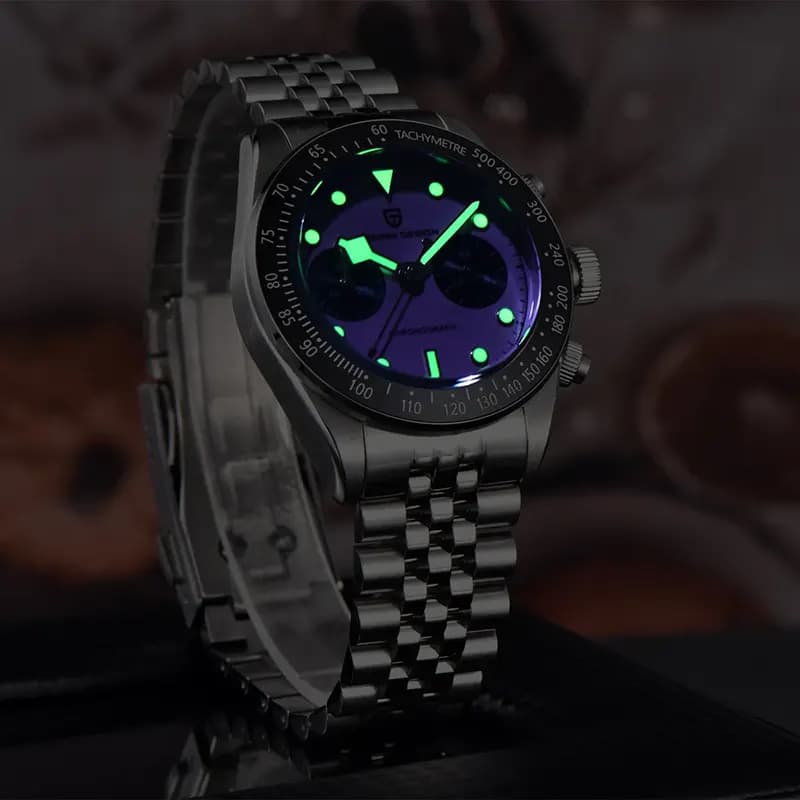 Pagani Design Black Bay Chrono Panda Men's Watch | PD-1813