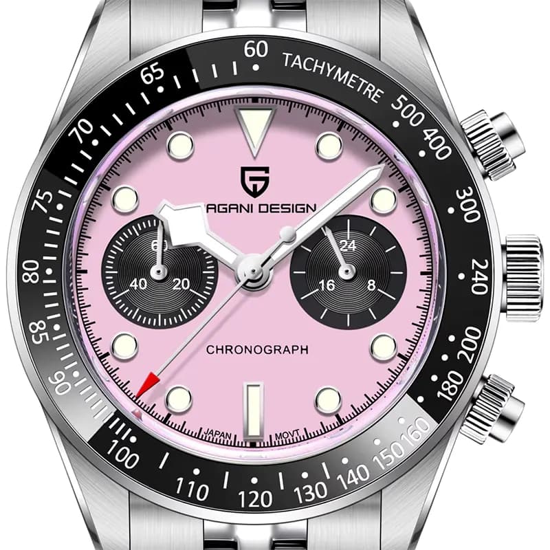Pagani Design Black Bay Chrono Panda Men's Watch | PD-1813