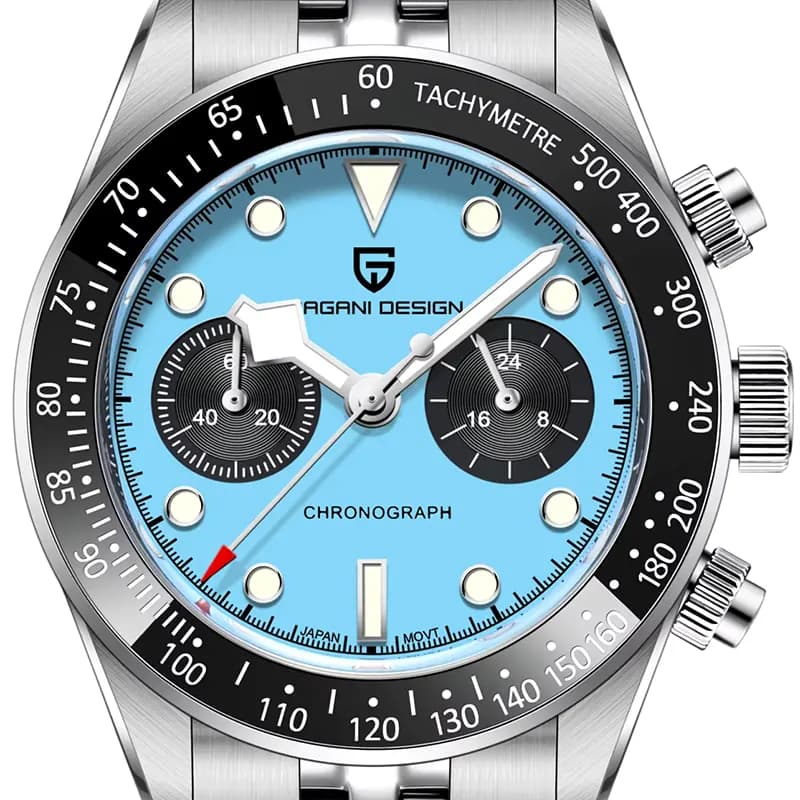 Pagani Design Black Bay Panda Tiffany Dial Men's Watch | PD-1813
