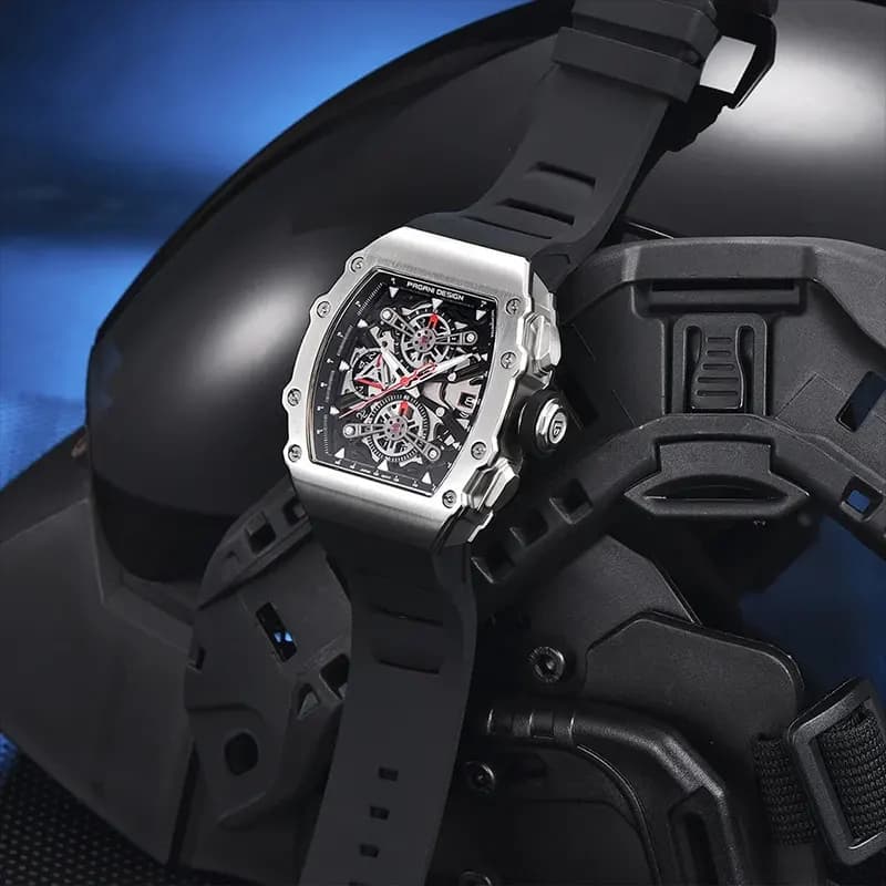 Pagani Design Chronograph Skeleton Dial Men's Watch | PD-YS011