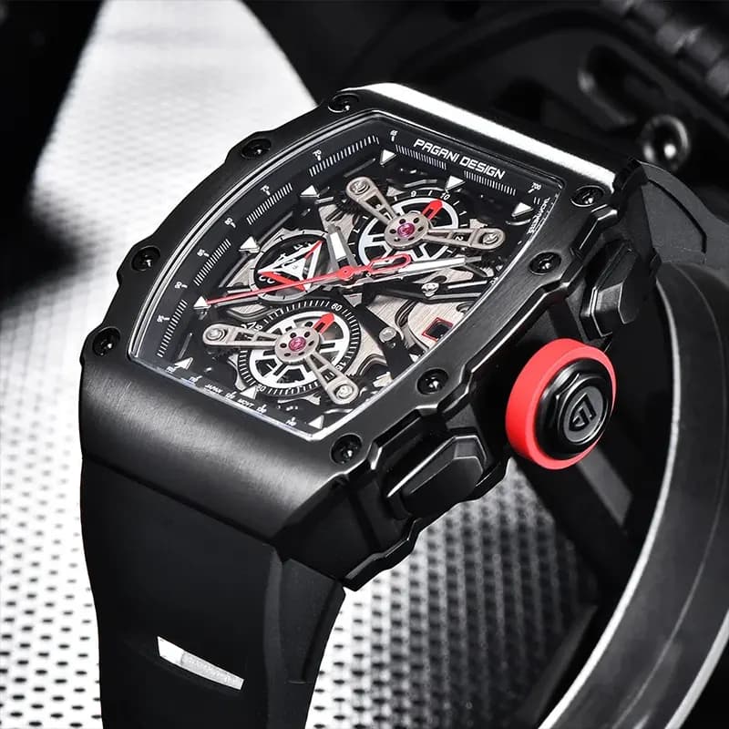 Pagani Design Chronograph Black Dial Men's Watch | PD-YS011