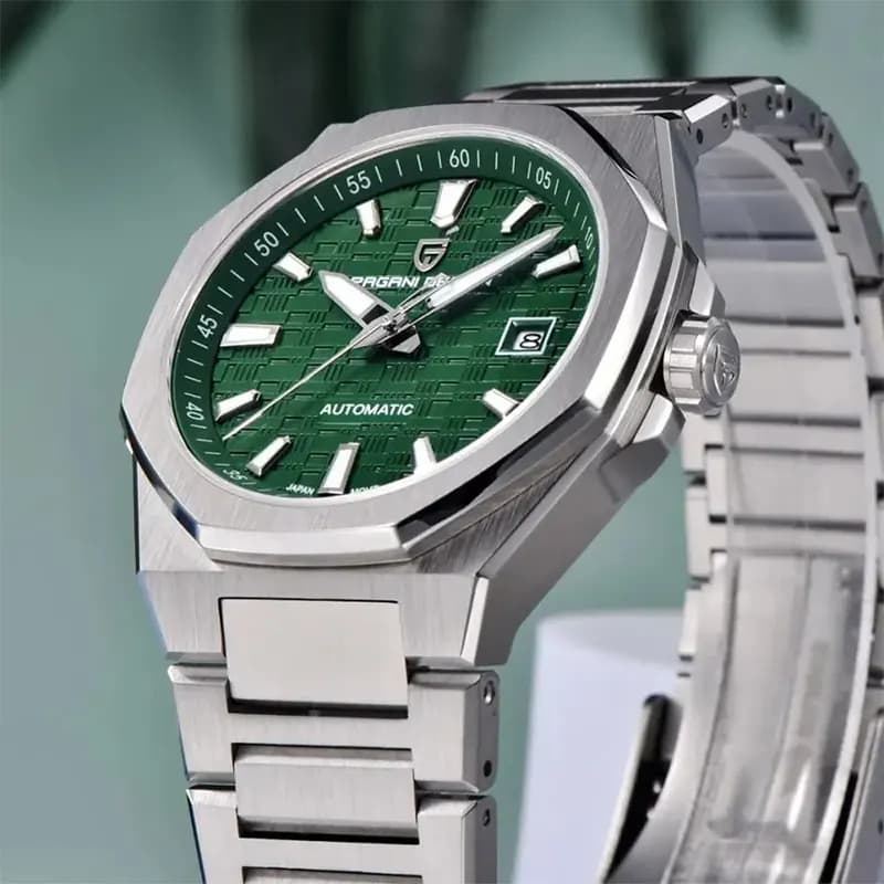 Pagani Design Texture Green Dial Automatic Men's Watch | PD-YS023