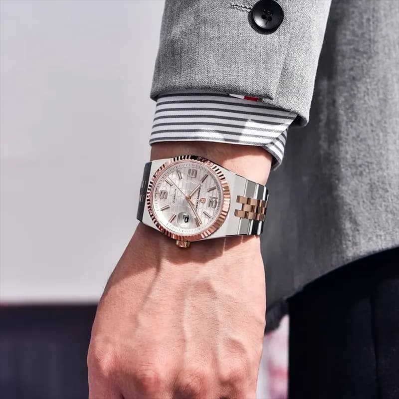 Pagani Design Land Dweller Two-Tone Silver Dial Men's Watch | PD-YS027