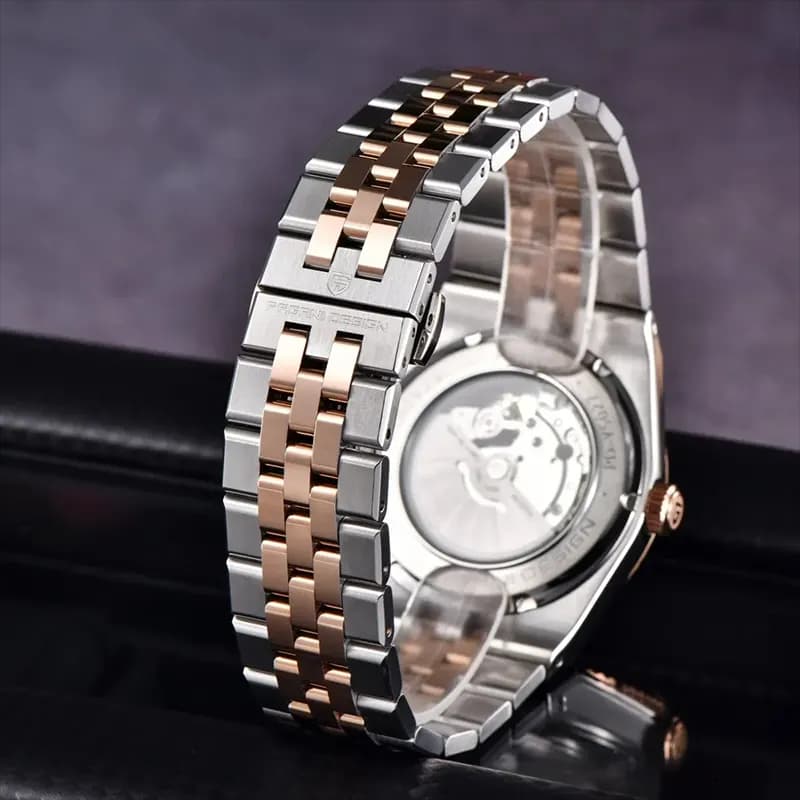 Pagani Design Land Dweller Two-Tone Silver Dial Men's Watch | PD-YS027